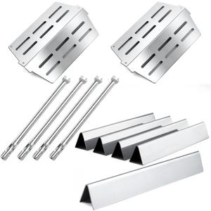 Genesis E-330 Grill 4 Burner 62752 7620 7621 Flavorizer Bars 65505 Heat Deflectors Replacement Parts for Weber Genesis Grill Parts 300 Series with Front Control E-310 E-320 S310 S320 S-330 EP310 EP320