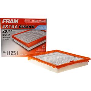 FRAM Extra Guard CA11251 Replacement Engine Air Filter for Select Chevrolet, Buick and Cadillac Models, Provides Up to 12 Months or 12,000 Miles Filter Protection (One Size) FRAM Extra Guard CA11251 Replacement Engine Air Filter for Select Chevrolet, Buick and Cadillac Models, Provides Up to 12 Months or 12,000 Miles Filter Protection (One Size)