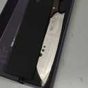 SYOKAMI Butcher Knife, 10 Inch Meat Cleaver Chef Knife with Herb Stripper, Japanese Style High Carbon Steel Kitchen Knife for Chopping & Slicing, Damascus Pattern Full Tang Wood Handle Ideal for Gift