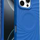 ORNARTO Vortuxe for iPhone 16 Pro Case 6.3" | 2X MIL-STD Drop Protection | Compatible with MagSafe | Sleek Aesthetic Liquid Silicone Phone Cover - Azure