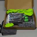 16 Pcs Windshield Cleaner Tool, Car Cleaning Kit with Various Detailing Brushes Set Spray Bottle Cleaner Towel Cleaning Gel Accessories Car Interior Detailing Kit for Windows Vents(Green)