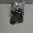 PATIKIL 2-1/4" Plastic Tubing End Caps, 22pcs Round Hole Plug Insert for Round Iron Pipe Chair Leg Table Bookshelves Patio Furniture, Black