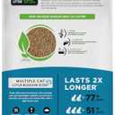 WORLD'S BEST CAT LITTER Multiple Cat Lotus Blossom Scented 32-Pounds - Natural Ingredients, Quick Clumping, Flushable, 99% Dust Free & Made in USA - Floral Fragrance & Long-Lasting Odor Control