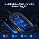 meatanty 3 in 1 USB Mouse Mover with Timer, Separate Mode Selection and ON/Off Button, Mouse Shaker Wiggler Supports Multi-Track, Driver-Free and PlugPlay Keeps PC Active