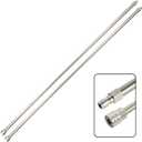 Hourleey Pressure Washer Extension Wand, 120 Inch (10ft) Stainless Steel with 1/4" Quick Connect Power Washer Lance, 2 Pack 60" Each Wand