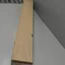 UNISHADES No Drill Blinds for Windows 1" Vinyl L-Shaped Slats Cordless Mini Blinds for Home, for Window Size 35.5" W 64" H White