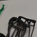 Yaktrax Walk Traction Cleats - 360-Degree Grip on Snow, Ice, & Multi-terrain Surfaces - Elastic Outer Band w/ Easy-On/Off Heel Tab & 1.2mm Zinc-coated Steel Coils - Abrasion & Rust Resistant - Unisex (Large)