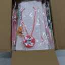 118 PCS Halloween Party Favors Bulk, 80 Rings, 14 Brooches, 12 Necklaces, 12 Bracelets, Halloween Toys for Kids, Glow in the Dark Toys, Bulk Halloween Goodie Bag Fillers, Halloween Party Supplies