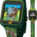 Jurassic World Kids Smart Watch - 10 Watch Faces, 3 Wallpapers, Interactive Games, Alarm, Camera, Voice Recorder, Calculator, Pedometer, Fits 5.5"-8.0" Wrists