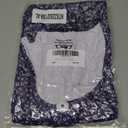 Zyyfly Womens Tank Tops Loose Fit Summer Henley Shirts Pleated Flowy Sleeveless Tunic Tops (XL,Floral-short Sleeve)