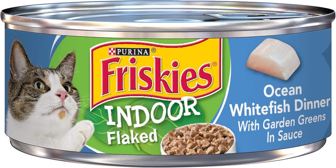 Friskies Select Indoor Ocean Whitefish 24/5.5 oz. Pack, Best By: 02/2027