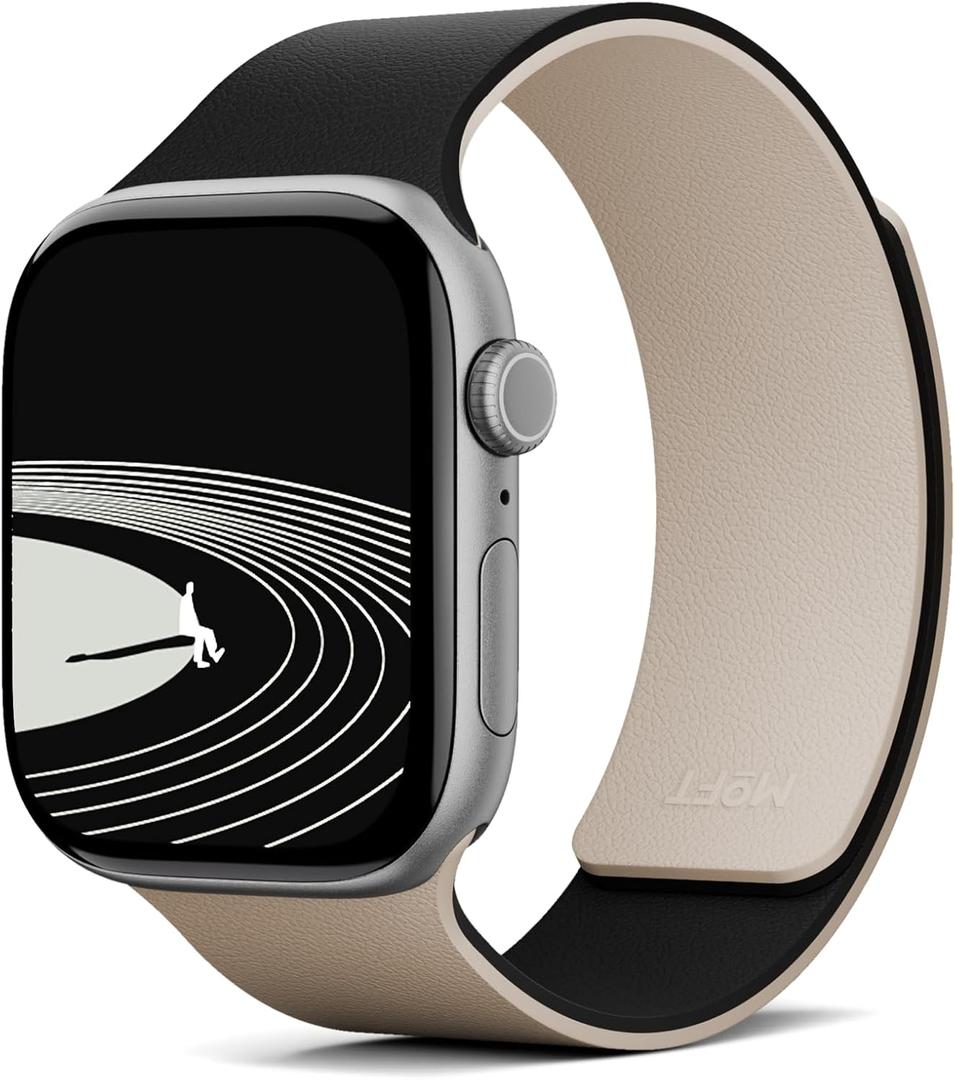 MOFT Snap Duo Watch Bands Compatible with Apple Watch, Quick Magnetic Wear, Duo-Color Design & Soft Silicone, iWatch Bands for Ultra 3/2/1, Series 11/10/9/8/7/SE/6/5/4/3/2/1, 38/40/41/42/44/45/46/49mm