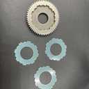 Hd 57T Spur Gear,0.8Mod Ara310947 for 1/10 Arrma 3S Blx 4Wd Arrma Big Rock Granite Senton Vorteks Typhon Differential Gear Upgrade Parts