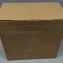 Coffee Maker Hot & Iced With Bold Setting,Single Serve Coffee Maker For K Cup And Grounds,52 Oz Removable Water Tank,6-14 Oz Brew Sizes,One Cup Kcup Coffee Machine With Reusable Filter,(Black)