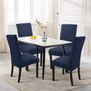 Chair Covers for Dining Chairs,Kitchen Chairs Cover Set of 2,Navy Blue | Stretch Material,Washable,Removable,Chair Covers for Dining Chairs,Protection Against
