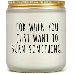 Relaxation Gifts for Women Men, Funny Calm Down Gifts for Friend Coworker Boss Mom Sister Work Bestie, Relaxing Gift for Birthday Christmas Retirement Graduation, Calming Lavender Scented Candle