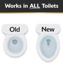 Korky Gray Toilet Plunger and Holder – Heavy Duty Compact Design – Fast Clog Removal – Easy to Clean - Made in USA