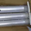 Upgraded 9 Gauge Heavy Duty Flag Pole Kit with 136 LED Ultra Bright Solar Light, 20FT 120 MPH Flagpole for Outside House in Ground, Bottom 3 mm Thick & 3 in Wide, 300D Thick Flag, Silver