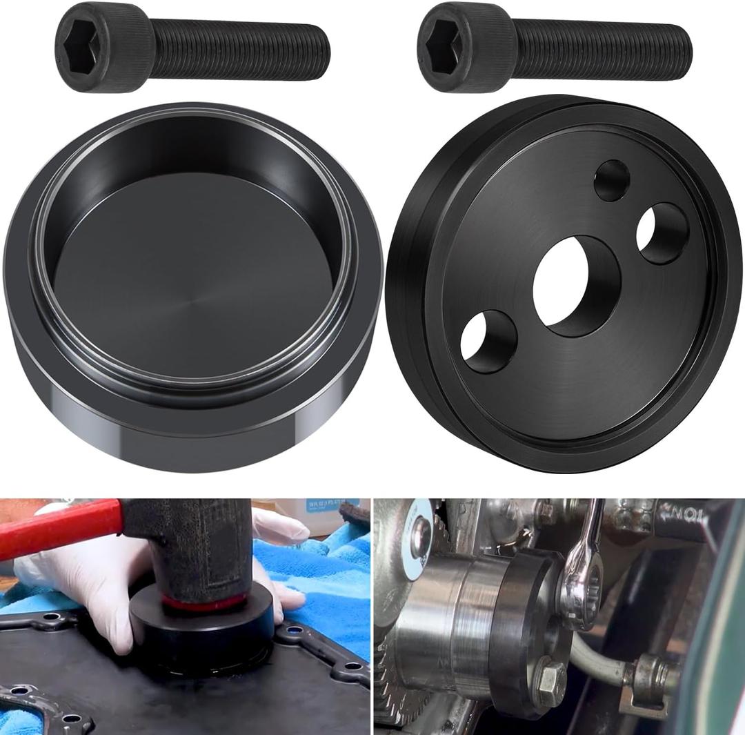 1338 Front Cover Crankshaft Seal Installer &5046 Wear Sleeve Installer Tool Kit For Dodge Cummins 3.9L 5.9L 6.7L Replace OE 1338/3824498, 5046/3824500