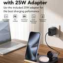 3 in 1 Foldable Charging Station for Google Pixel Watch 4, Wireless Charger for Google Pixel,Fast Wireless Charger Stand, Travel Charger for Pixel 10 Pro/Pro XL/Fold,Buds Pro 2(Only for Watch 4)