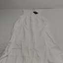 Capuffy Women's Strapless Boho Beach Dress Sleeveless Tube 2025 Summer A Line Sundress with Pockets Flowy Swing Maxi Dress 33 XL White