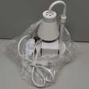 Elenhome Candle Warmer Lamp with Adjustable Height - Stepless Dimming & Metal Finish - No Flame Scented, Includes 2 Bulbs (White)