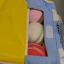 My First Cricket Kit | Mini Cotton Soft Plush Toy | Gift 0 to 18 Months Baby | 3 Soft Sensory Cricket Balls  Rattle, Crinkle, Squeaker & 1 Rainbow Rattle Cricket Bat | Safe, Fun, Educational