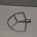 7QT Stainless Steel Flat Beater for KitchenAid Stand Mixer, Kitchen Aid Paddle Attachment Accessories/No coating/Dishwasher Safe Replacement for Kitchenaid Professional 7QT Series Mixer