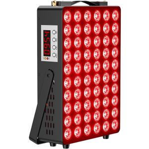 Red Light Therapy for Face and Body,Near Infrared Light Therapy for Pain Relief,Sleep, Skin Health, Recovery with 660nm 850nm 300W High Power Panel, Infrared Therapy or Infrared Light Therapy Device (Black)