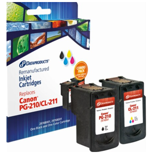 Data Products Remanufactured Inkjet Cartridges Canon PG-210/CL-211 Combo Pack