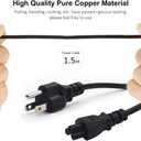 Laptop Charger Compatible for HP Compaq Presario CQ57 CQ60 CQ56 CQ61 CQ62 CQ50 CQ45, HP Pavilion G4 G6 G7 DV4 DM4 DV5 DV6 G60 DV7