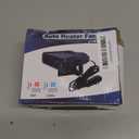 Car Heater 12V, 2 in 1 Portable Car Heater Fast Heating Quickly Defrost Defogger Demister Heat Cooling Fan Auto Dryer Windshield Defroster Plug in Cigarette Lighter (N703)