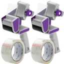Mr. Pen- Packing Tape Dispenser Gun 1-Inch, 1 Pack with Heavy Duty Purple Tape Gun for Packaging Boxes and Moving