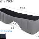 Inflatable Car Air Mattress Back Seat Bed with Air Pump, Universal Back Seat Gap Filler Pad Extender for SUV Camping Sleeping Travel Rest