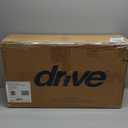 Drive Medical 12011KD-1 Tub Transfer Bench For Bathtub, Height Adjustable Shower Bench with Backrest, Shower Shower Chair Bath Seat for Elderly, Seniors, Arm Support for Transfer, 400 Weight Cap