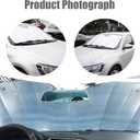 1 PC Car Front Windshield Sun Cover, 55.1" x 27.5" Thickened Double-Sided Bubble Insulation Cooling Protection, Suction Cup Installation Full Coverage Sun Shade, Universal for Cars (Silver)