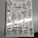 JXREQ Floral Flowers Botanical Notebook Journal for Women Journaling Notebooks for Note Taking Study, Wildflower Journals Diary for Women, Spiral Notebooks 5.5x8.3