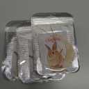 3 x Christmas Tree Decorations, Acrylic Christmas Tree Ornaments, Double-Printed Animal Hanging for Christmas Tree, Home Decor, Children's Gifts (Rabbit)