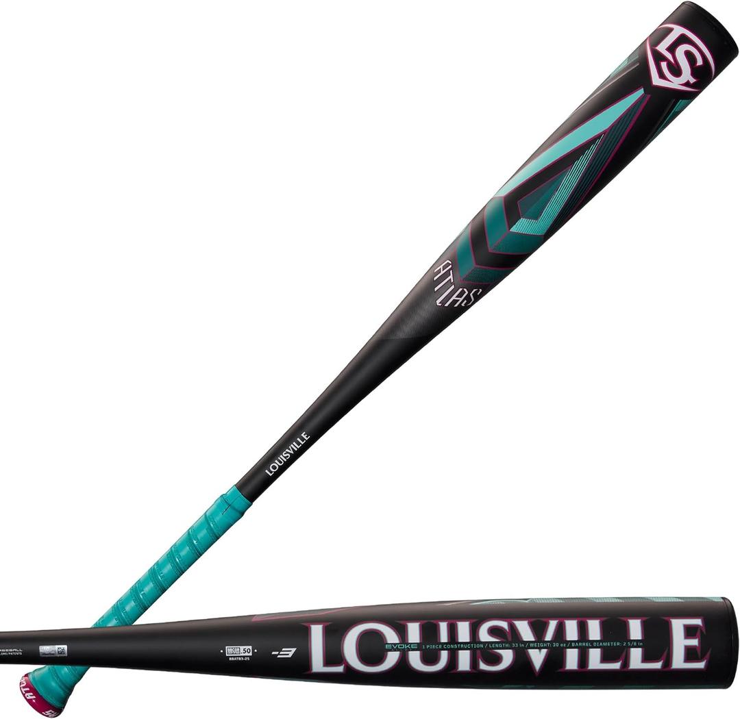 Louisville Slugger 2025 Atlas (-3) BBCOR Baseball Bat, 33.5"/30.5 oz