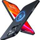 TORRAS Magnetic Slim-Fit for iPhone 16 Pro Max Case 6.9 inch, Ultra-Thin 16 ProMax Phone Case Compatible with MagSafe, Light Anti-Scratch Matte Hard PC Bayer OriginFit, Black