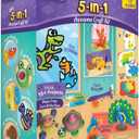 Imagimake 5-in-1 Awesome Craft Kit | Includes 15+ Projects | Crafts for Kids Ages 4-8 | 5 to 7 Year Old Girl Birthday Gifts | Arts and Crafts for Kids Ages 6-8 | 6 Year Old Girl Birthday Gift