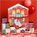 Advent Calendar 2025-24 Days of Skincare Beauty Advent Calendar for Adults, Christmas Gifts for Women, Bath and Body Gift Set for Teen Girls, Girlfriend, Wife (Red)