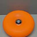 Donut Table Lamp,Creative Orange Donut Atmosphere Lamps with Plastic Shade,Retro-Modern Table Light,3-Color Dimmable Nightstand Lamp for Bedroom and Desk, Aesthetic Home Decor & Gifts (Orange)