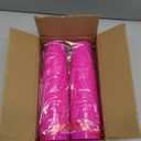 30 Pack Stadium Cups, 12 oz Plastic Tumblers, Reusable Party Cups, Pink