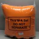 Tudomro Egg Chair Cushion Filling 2.58 kg Replacement Rocking Wicker Chair Cushions High Back Swing Hammock Egg Hanging Cushion Thicken for Indoor Outdoor Patio(Orange,1 Pc)