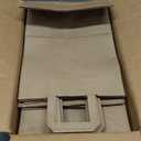 MESHA 10x5x13 Inch Brown Paper Grocery Bags with Handle, Large Kraft Shopping Paper Gift Bags Bulk, Gift Bag Retail Recycled Birthday Wedding Party Favors 100 Pack (Made In USA)