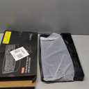 Wireless Keyboard and Mouse Combo, 2.4G Full Size Wave Keys Ergonomic Keyboard with Wrist Rest and 3-Level DPI Adjustable Wireless Ergonomic Mouse for Windows, Mac OS Desktop/Laptop/PC(Black)