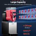 VEVOR Slushie Machine, 6L/1.6Gal Commercial Slushy Maker, Frozen Drink Maker with Self-Cleaning, Margarita Machine for Restaurants Bars Party for Slushie, Margaritas, Milkshake & More