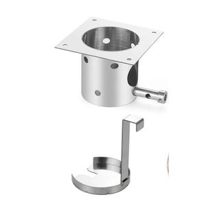 Stainless Steel Fire Burn Pot and Hot Rod Ignitor Kit for Traeger and Pit Boss,Camp Chef Pellet Grills, Heavy Duty Fire Pot Burner Pot Pellet Grill Replacement Parts with Ash Remover, Screws