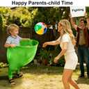 17 PCS Granny Pants Yard Game Easter Games Set, 2 Oversized Granny Funny Pants with 10 Balls, 2 Air Pumps, Outdoor Tossing Games for Kids Backyard Lawn Easter Carnival Party Reunion Gathering 4+ Ages